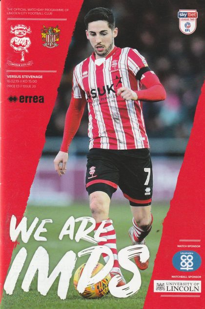 Lincoln City v Stevenage 16-Feb-2019