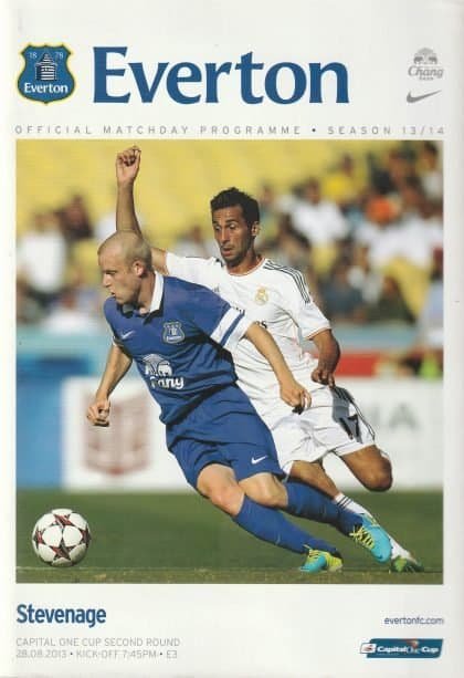 Everton v Stevenage  28-Aug-2013
