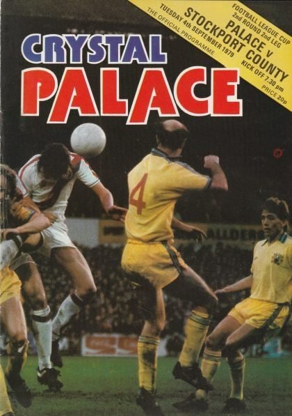 Crystal Palace v Stockport County 04-Sep-1979