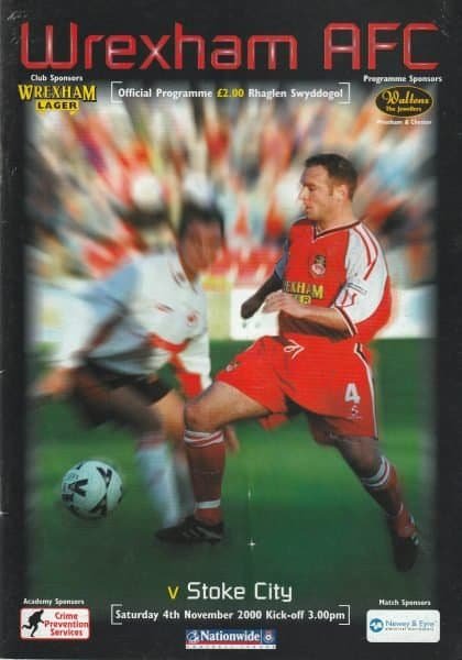 Wrexham v Stoke City 04-Nov-2000