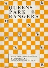 Queens Park Rangers v Sunderland 20-Aug-1968