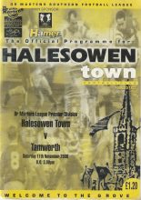 Halesowen Town v Tamworth 11-Nov-2000