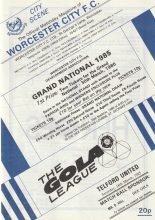 Worcester City v Telford  16-Mar-1985