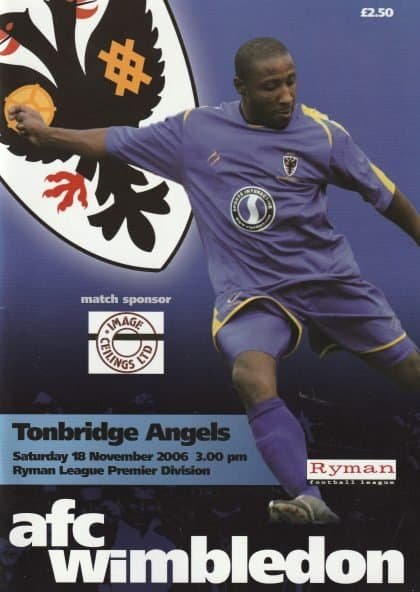 AFC Wimbledon v Tonbridge Angels  18-Nov-2006