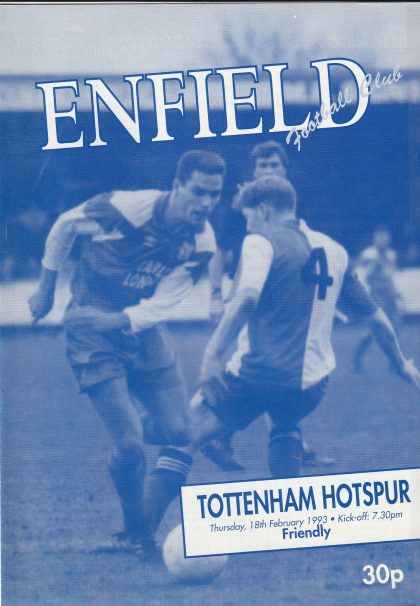 Enfield v Tottenham Hotspur 18-Feb-1993