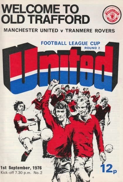Manchester United v Tranmere Rovers 01-Sep-1976