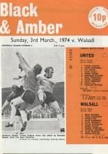 Cambridge United v Walsall  03-Mar-1974