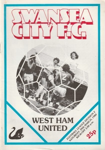 Swansea City v West Ham United   29-Mar-1980