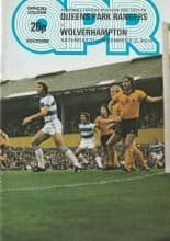 Queens Park Rangers v Wolverhampton Wanderers  31-Dec-1977