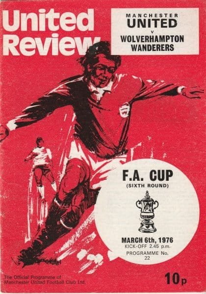 Manchester United v Wolverhampton Wanderers 06-Mar-1976