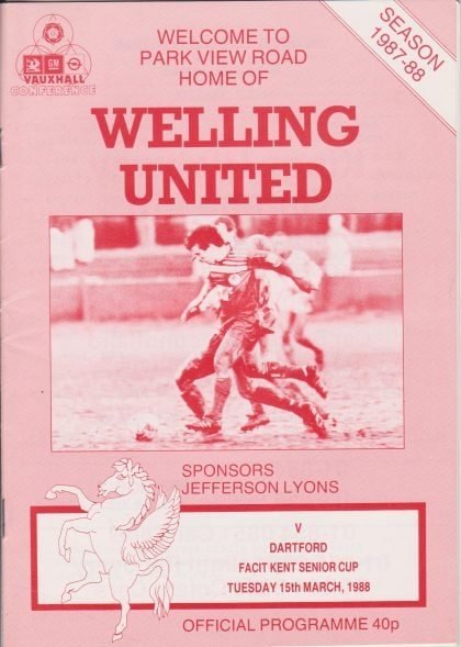 Welling United v Dartford   15-Mar-1988