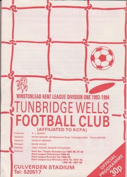 Tunbridge Wells v Dartford  19-Mar-1994