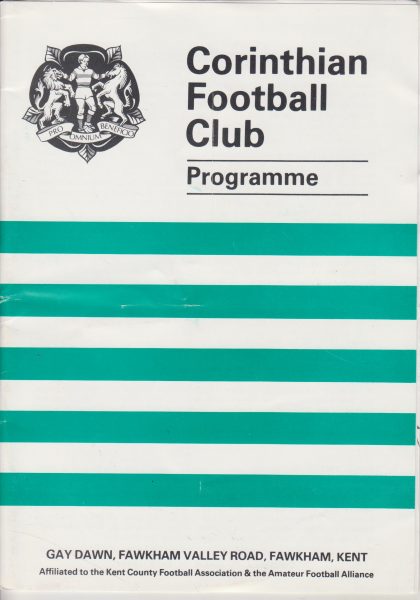 Corinthian v Dartford  21-Sep-1993