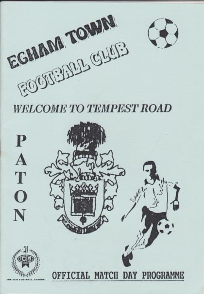 Egham Town v Dartford   26-Aug-1995