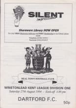 Deal Town v Dartford  27-Aug -1994