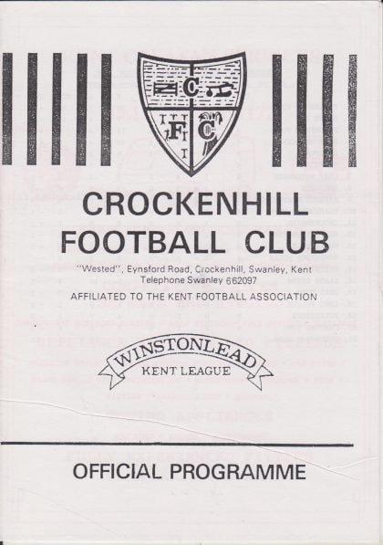 Crockenhill v Dartford   28-Aug-1993