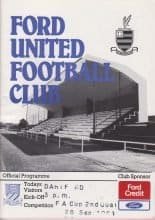 Ford United v Dartford  28-Sep-1991