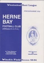 Herne Bay v Dartford  04-Sep-1993