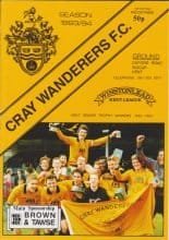 Cray Wanderers v Tonbridge Angels   03-Aug-1993