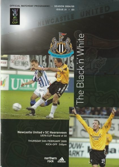 Newcastle United v SC Heerenveen  24-Feb-2005