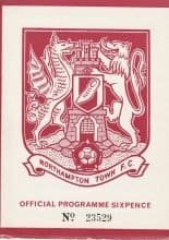 Northampton Town v Bury  24-Oct-1964