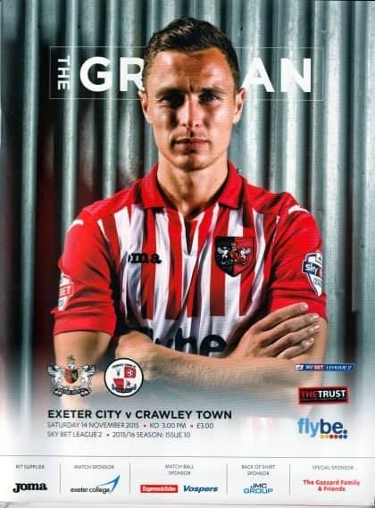 Exeter City v Crawley Town 14-Nov-2015