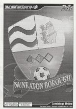 Nuneaton Borough v Cambridge United  24-Jul-2001