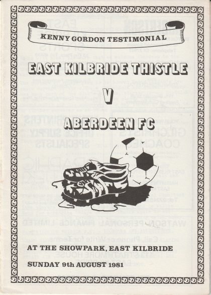 East Kilbride Thistle v Aberdeen   09-Aug-1981