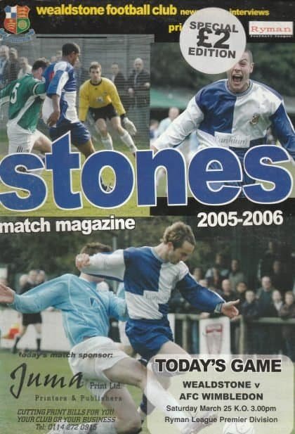 Wealdstone v AFC Wimbledon 25-Mar-2006
