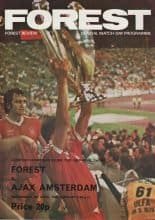 Nottingham Forest v Ajax Amsterdam 09-Apr-1980