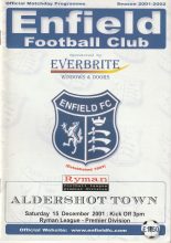 Enfield v Aldershot Town  15-Dec-2001