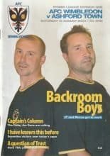 AFC Wimbledon v Ashford Town 14-Aug-2004