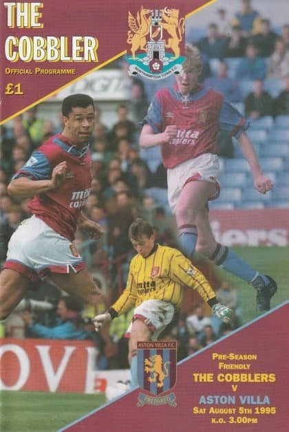 Northampton Town v Aston Villa 05-Aug-1995