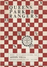 Queens Park Rangers v Aston Villa  28-Feb-1970