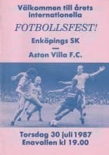 ESK Enköping v Aston Villa 30-Jul-1987