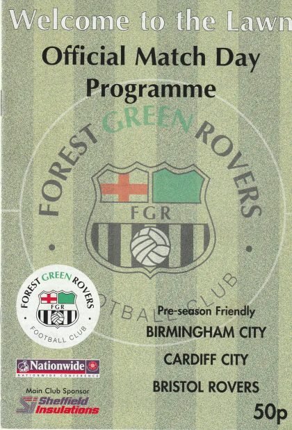 Forest Green Rovers v Birmingham City  21-Jul-2001