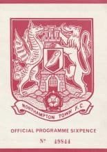 Northampton Town v Bolton Wanderers  28-Dec-1964