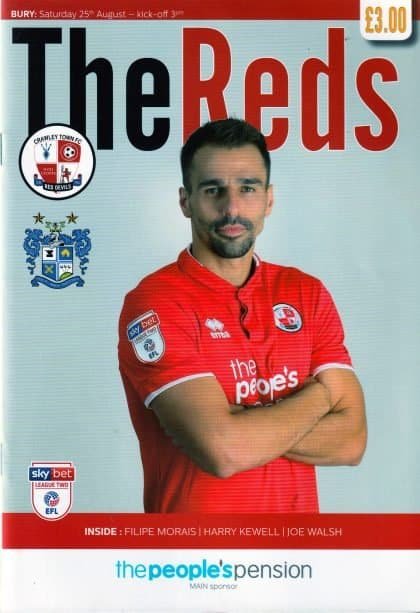 Crawley Town v Bury  25-Aug-2018