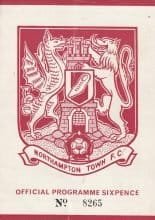Northampton Town v Cardiff City 26-Sep-1964