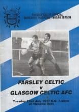 Farsley Celtic v Glasgow Celtic 22-Jul-1997