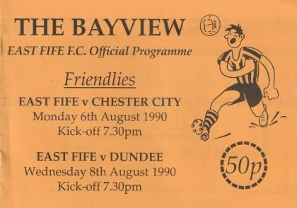 East Fife v Dundee  08-Aug-1990