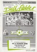 Northwich Victoria v Colchester United  05-Apr-1991