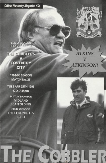 Northampton Town v Coventry City 25-Apr-1995