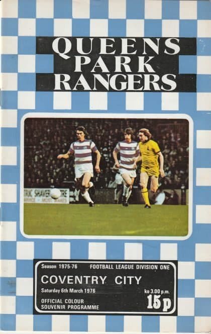 Queens Park Rangers v Coventry City 06-Mar-1976