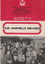 Liverpool v Crystal Palace 30-Dec-1972
