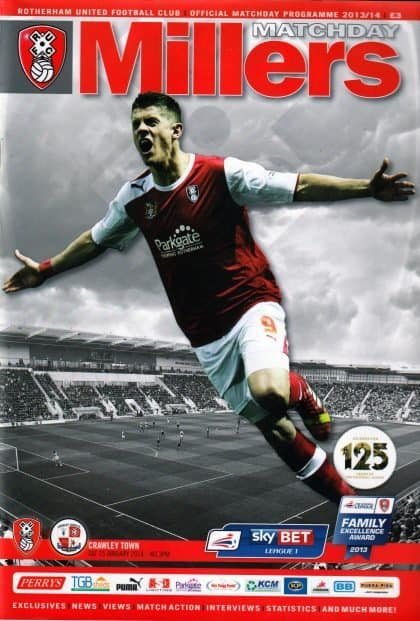 Rotherham United v Crawley Town  25-Jan-2014