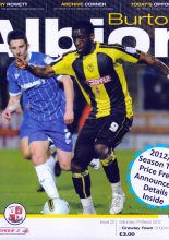 Burton Albion v Crawley Town  31-Mar-2012