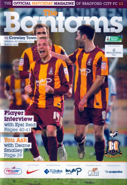 Bradford City v Crawley Town 04-Feb-2012