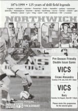 Northwich Victoria v Bury  03-Aug-1999