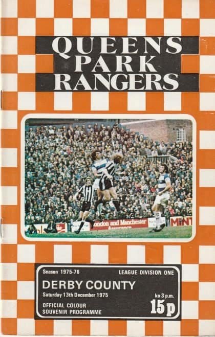 Queens Park Rangers v Derby County 13-Dec-1975